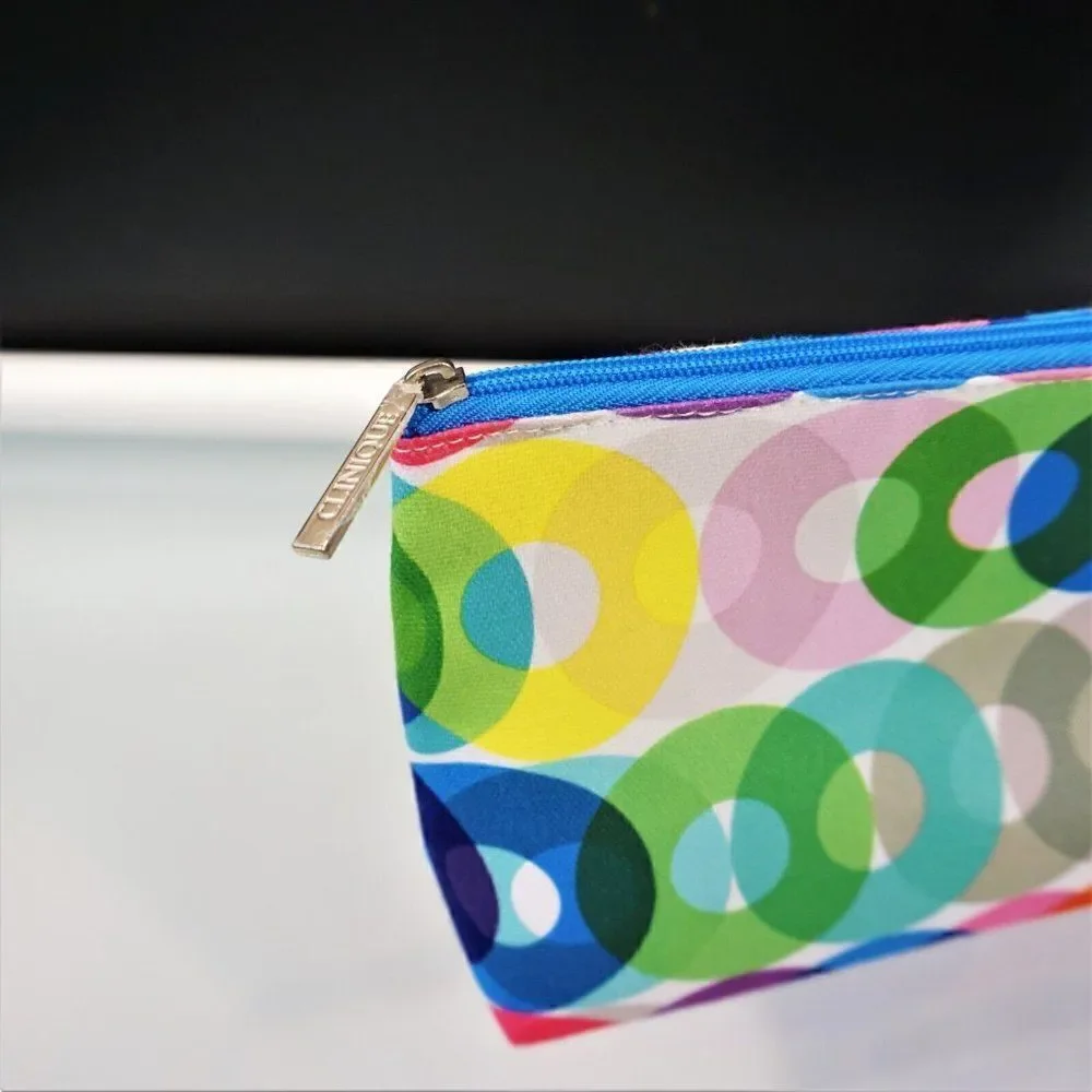 KAPITZA x CLINIQUE Logo Circles Makeup Cosmetic Travel Bag